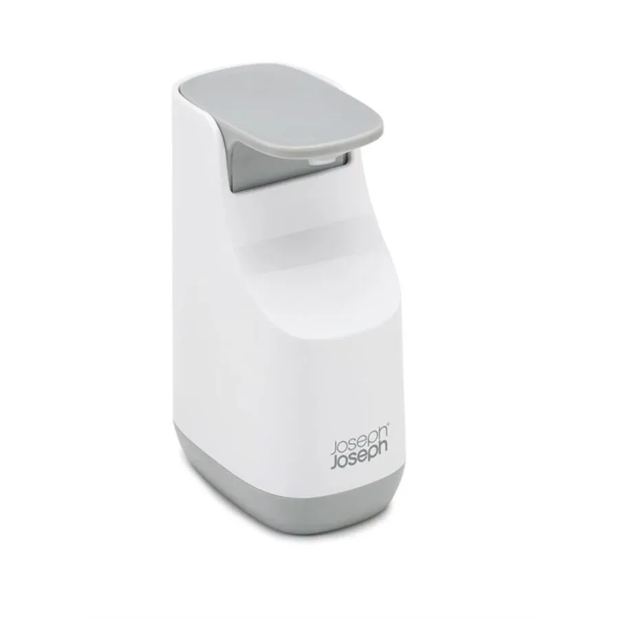 Slim Seifenspender weiss grau, 5.7x8.6x14.3cm