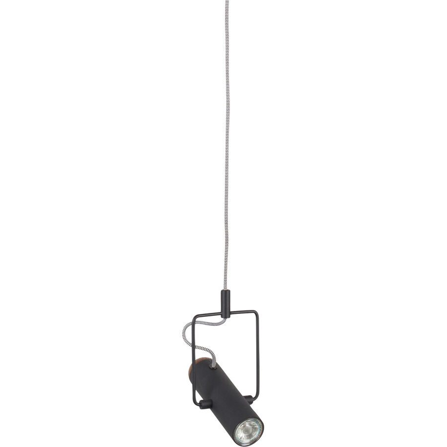 Zuiver Pendellampe MARLON Schwarz Kunststoff/Metall 12 cm 160 mm - LED - Lichtfarbe: Warmweiss - Material: Eisen - Pendellampe- LED Energiesparlampe