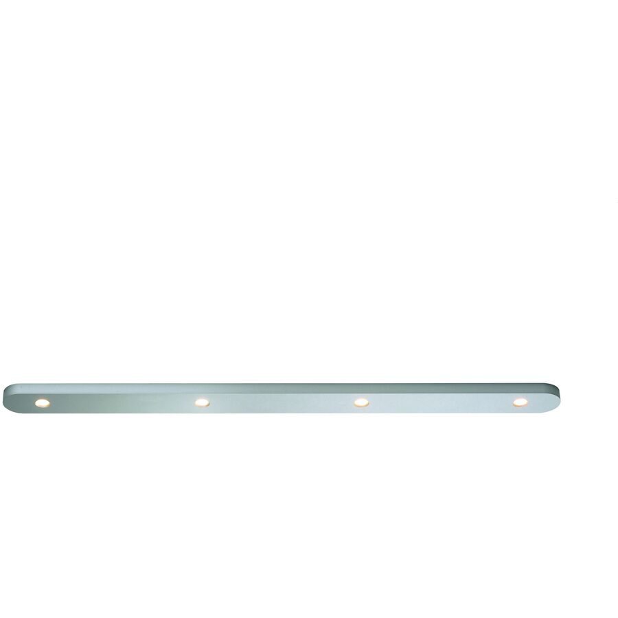 Bopp Deckenlampe Close Silber Aluminium 70 cm - Farbe: Aluminium eloxiert - LED - Lichtfarbe: Extra warmweiss - Deckenlampe- LED Energiesparlampe