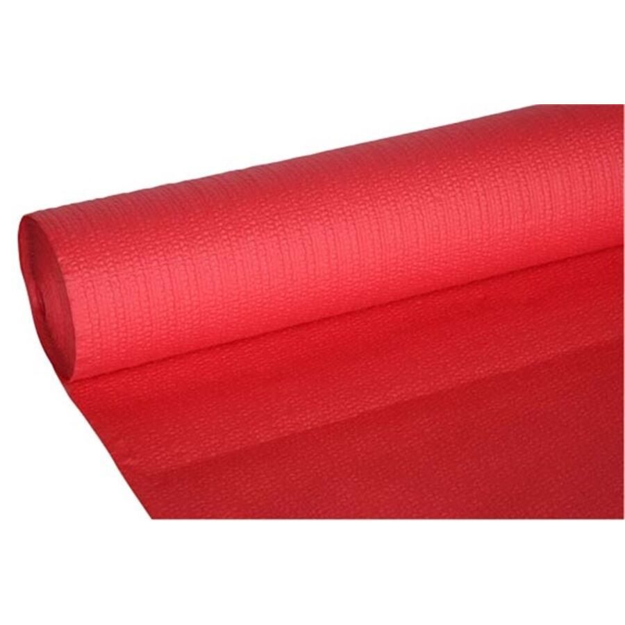 Cosy & Trendy Tischdecke Waffle Rot Papier 118 x 18 cm 20 cm - Tischdecke