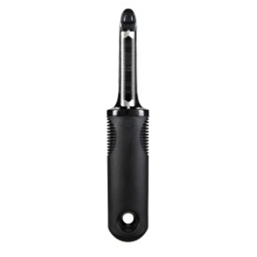 Schäler Oxo Schwarz Edelstahl 10.5 cm - Material: 18/10 Edelstahl - Schäler