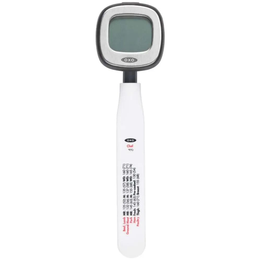 OXO Backofenthermometer Helpful Weiss Edelstahl/Kunststoff - Backofenthermometer