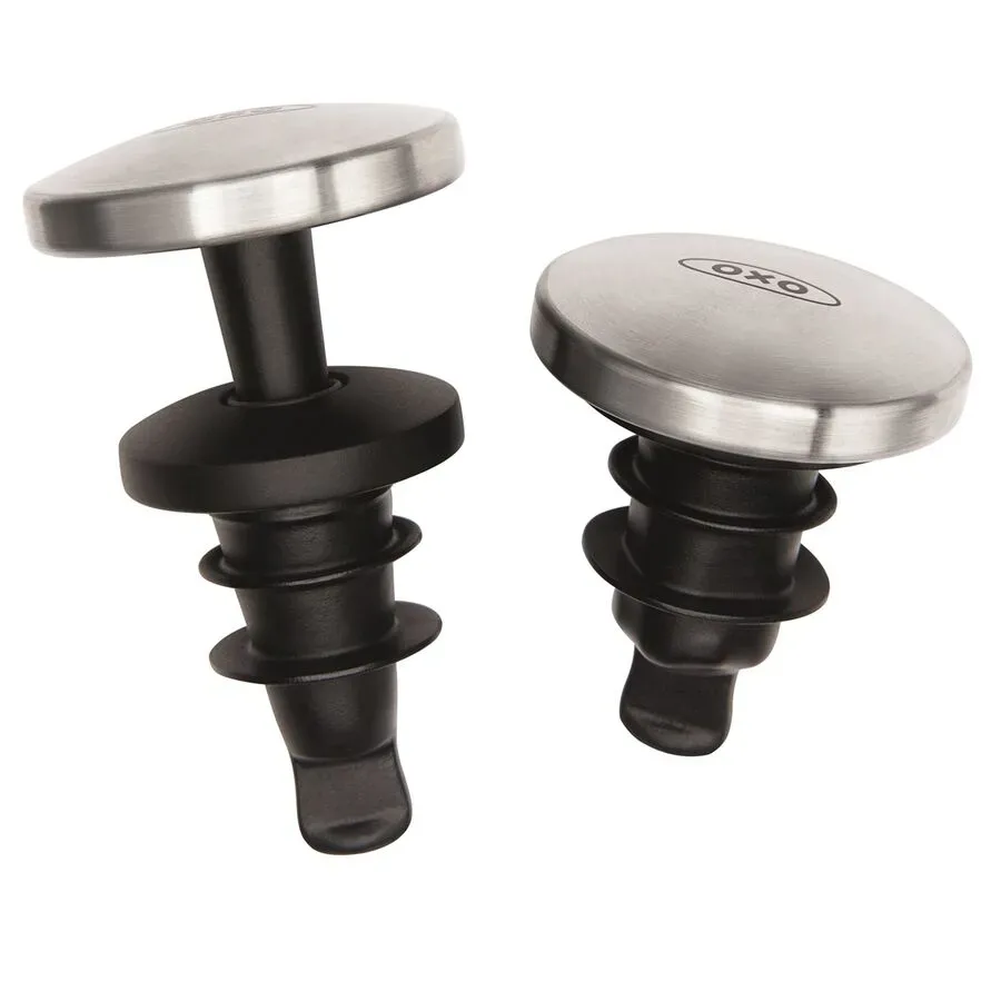 OXO Weinaccessoires Vino - Farbe: schwarz - Material: Rostfreier Stahl, Kunststoff - Weinaccessoires