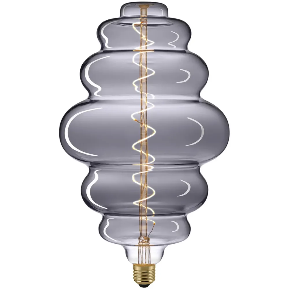 Bulbs Leuchtmittel Onna Glas E27 6 W - Farbe: titan - LED - Leuchtmittel- LED Leuchtmittel