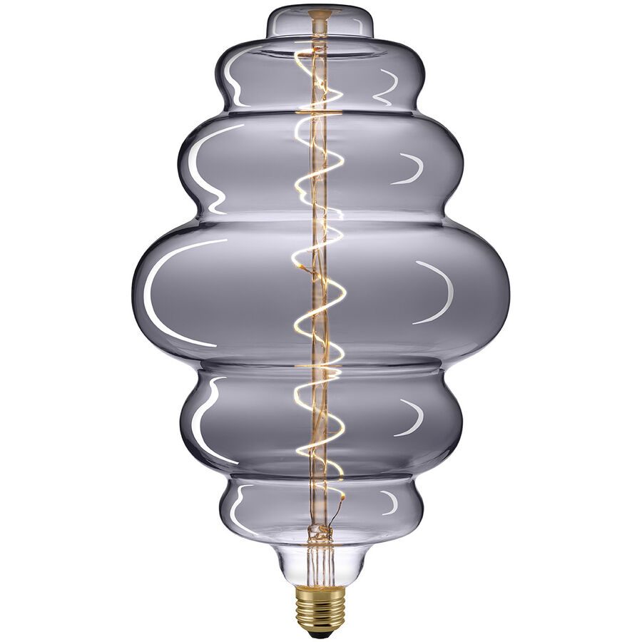Bulbs Leuchtmittel Onna Glas E27 6 W - Farbe: titan - LED - Leuchtmittel- LED Leuchtmittel