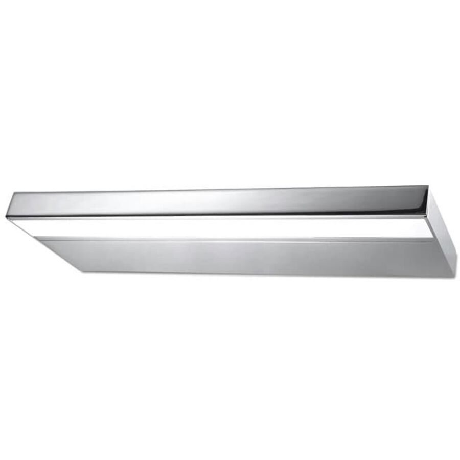 Wandlampe Amos Grau Metall 30 cm 2.5 cm - Farbe: chrom - LED - Wandlampe- LED Energiesparlampe