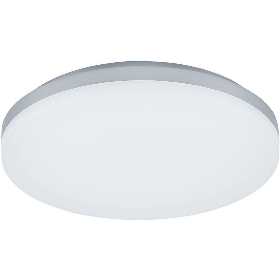 Deckenlampe Gideon Silber 22 cm 5 cm - LED - Material: Aluminium / Acrylglas - Deckenlampe- LED Energiesparlampe