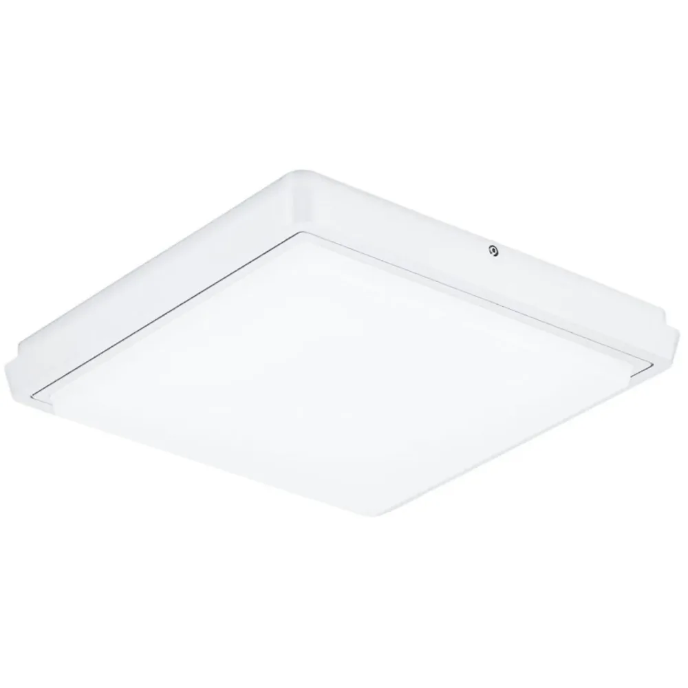 Deckenlampe Irma Weiss 24 cm 3.8 cm - LED - Material: Aluminium / Acrylglas - Deckenlampe- LED Energiesparlampe