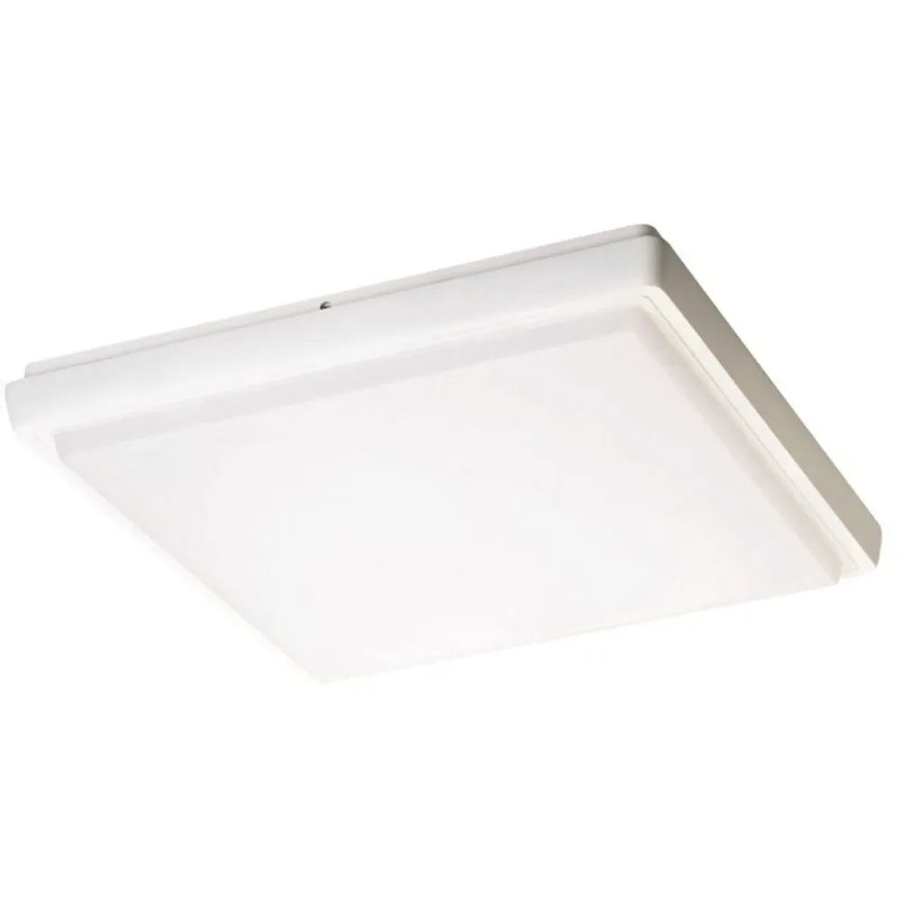 Deckenlampe Irma Weiss 34 cm 4.7 cm - LED - Material: Aluminium / Acrylglas - Deckenlampe- LED Energiesparlampe
