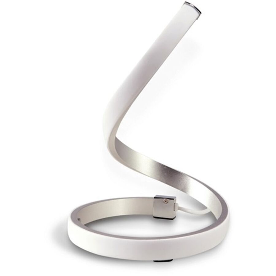 Tischlampe Gisela Silber Aluminium 18 cm 28 cm - LED - Tischlampe- LED Energiesparlampe