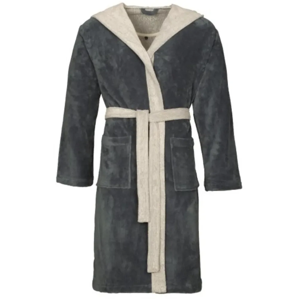 Vossen Bademantel Poppy L Beige Polyester L - Farbe: Flanell - Bademantel
