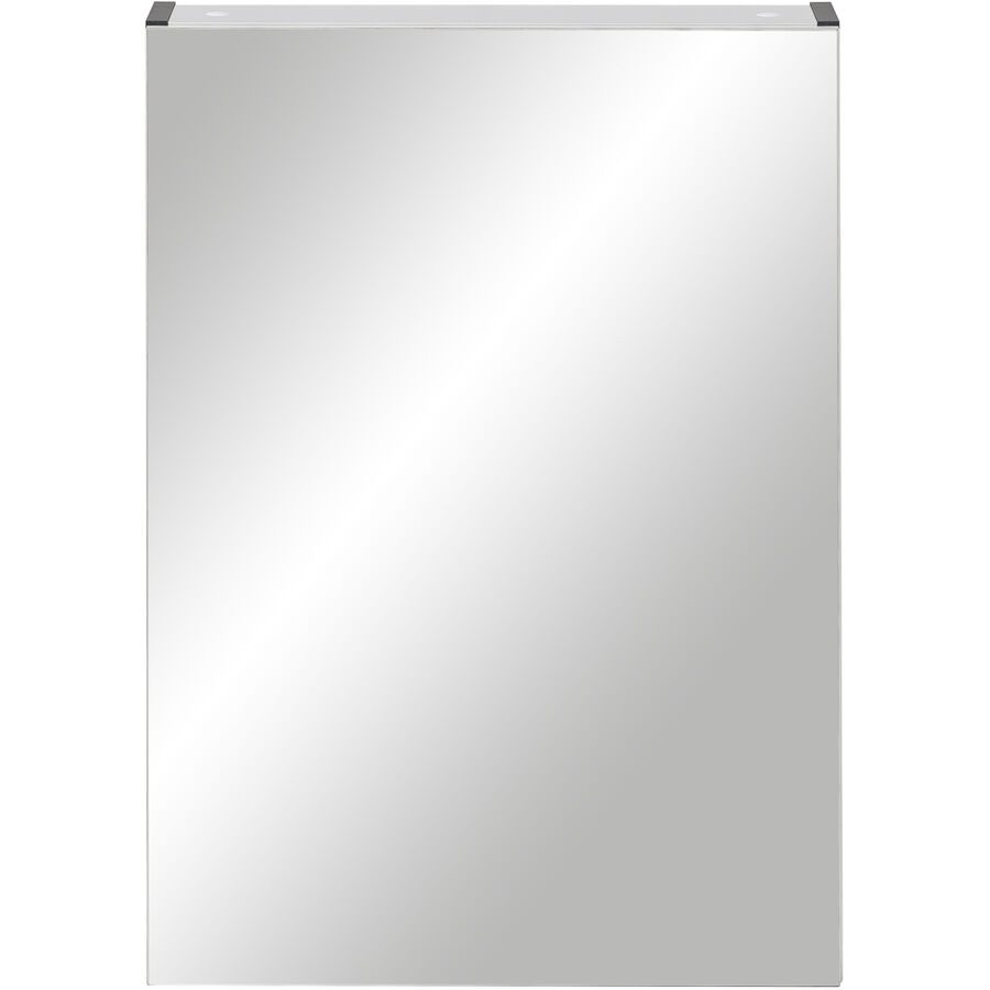 Spiegelschrank Oreon Grau Holz/Glas 50 cm 70.7 cm 16 cm - Farbe: anthrazit - Material: Holzwerkstoff - Spiegelschrank