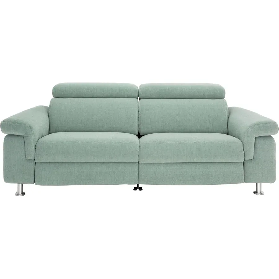 Sofa Rilasso III Cyan Stoff 202 cm 101 cm Verstellbare Stütze - Farbe: Mint - Sofa