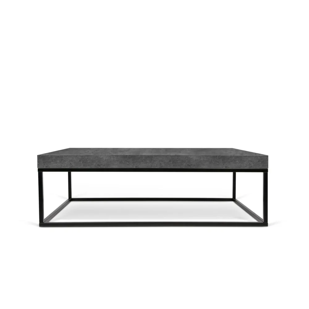 Salontisch Alani Grau MDF 120 cm - Farbe: betongrau - Salontisch