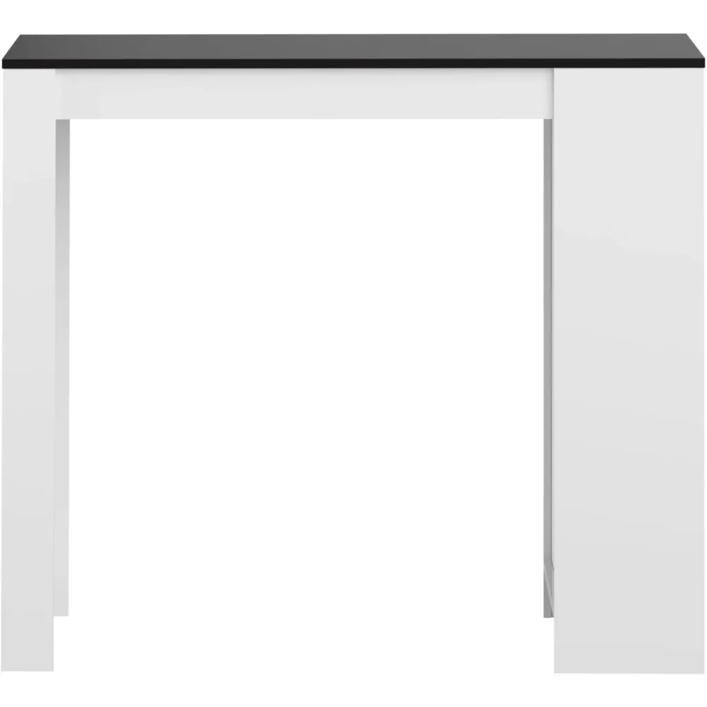 Bartisch Mullo Schwarz/Weiss Holzwerkstoff 115 cm - Bartisch