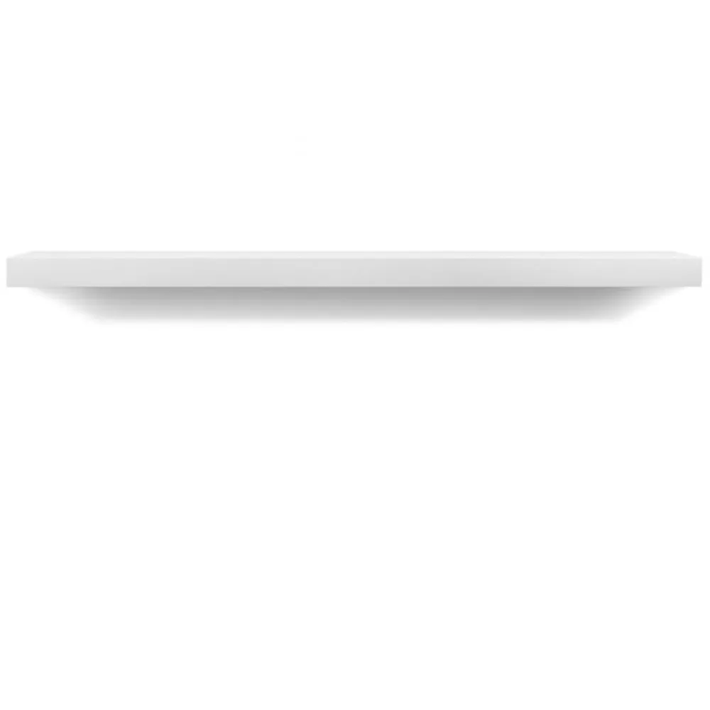 Wandtablar Fohla Weiss MDF/Holz 120 cm 5 cm - Material: MDF/Holzwerkstoff - Wandtablar
