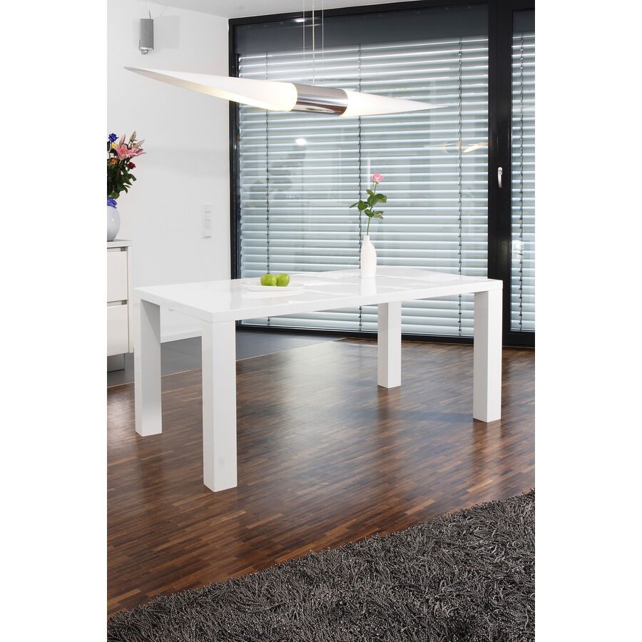 Esstisch Xaver Weiss MDF 160 cm - Esstisch