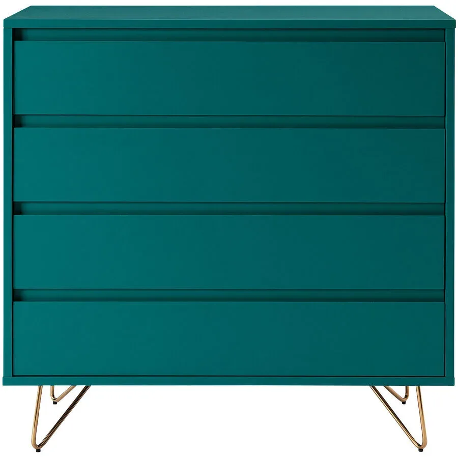 Kommode Saija Blau MDF 90 cm 40 cm - Kommode