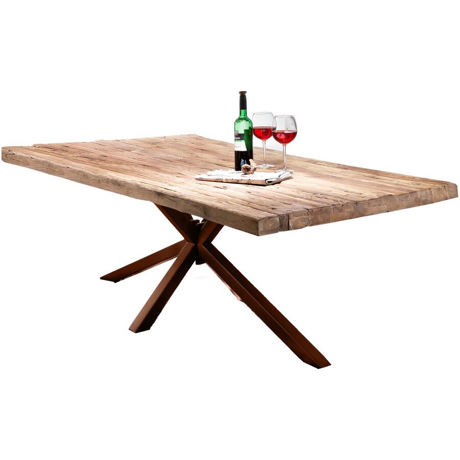 Esstisch Gioia Braun Holz 240 cm - Farbe: natur - Material: Teak - Esstisch