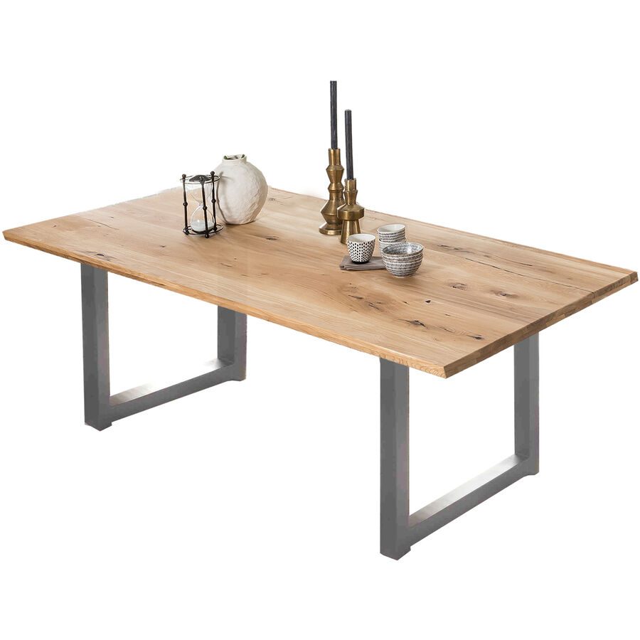 Esstisch Gordon Braun Holz 220 cm - Farbe: natur - Material: Wildeiche - Esstisch