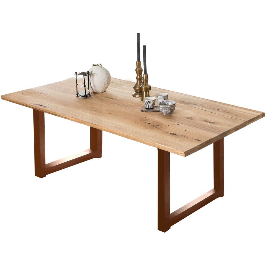 Esstisch Gordon Braun Holz 240 cm - Farbe: natur - Material: Wildeiche - Esstisch