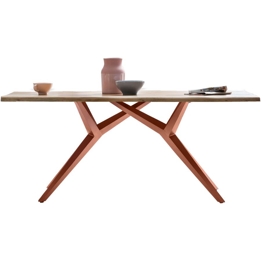 Esstisch Gordon Braun Holz 220 cm - Farbe: natur - Material: Wildeiche - Esstisch