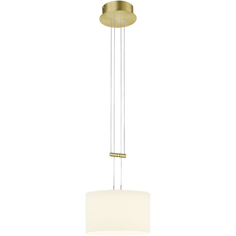 Designer-Pendellampe Bankamp Grazia Messing matt dimmbar D 32 cm - LED - Lichtfarbe: Extra warmweiss - Material: Glas - Designer-Pendellampe- LED
