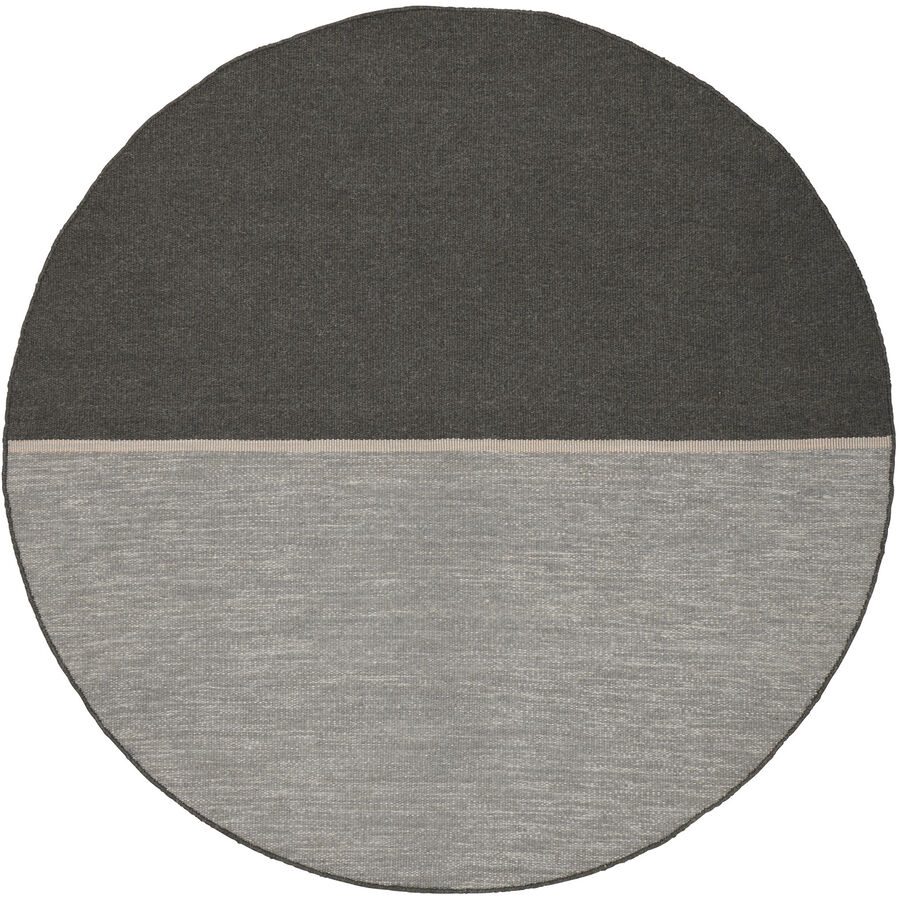 Teppich Magnetize Grau Wolle/Polyester 170 cm 170 cm - Farbe: Hellgrau, Dunkelgrau - Material: Wolle, Polyester - Teppich