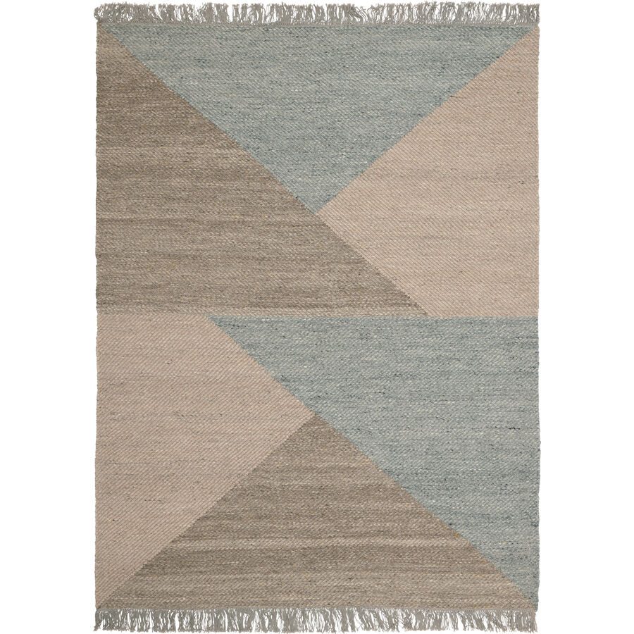 Teppich Skuld Beige Wolle 170 cm 240 cm - Teppich
