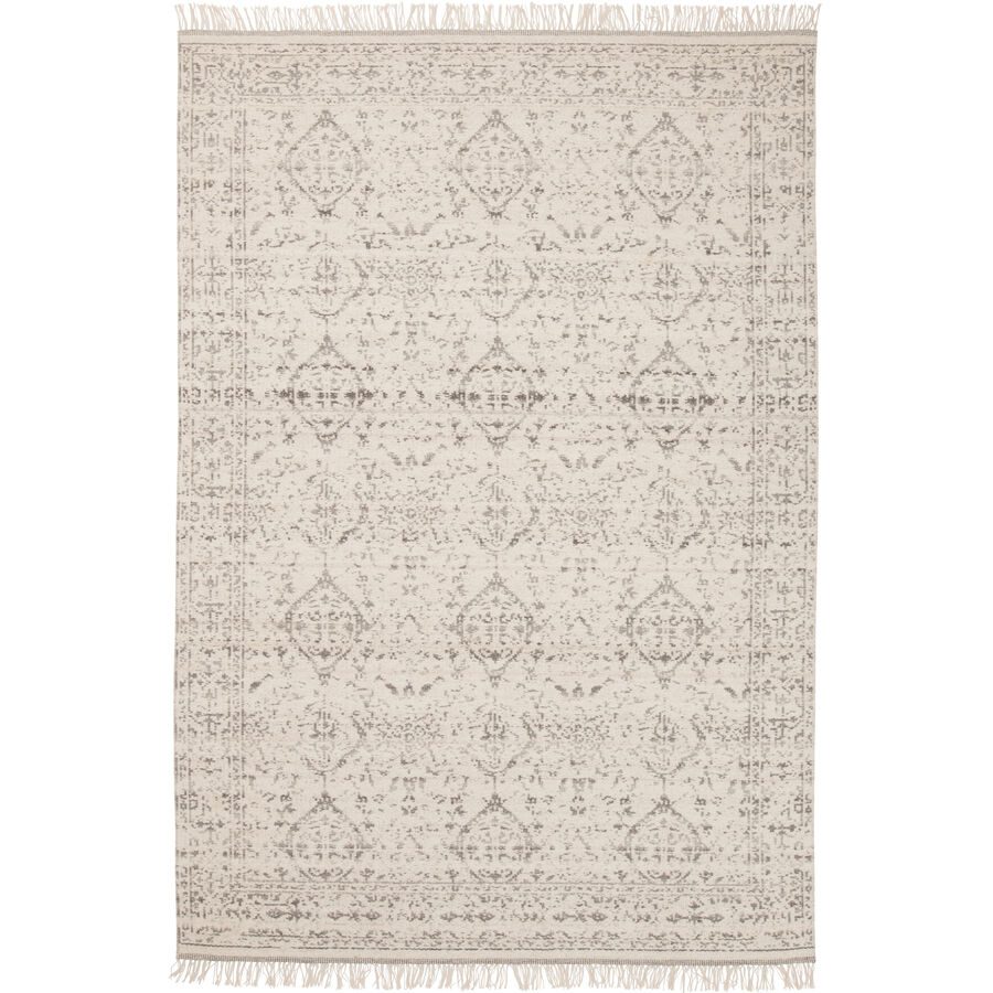 Teppich Dolzago Grau Wolle 200 cm 300 cm - Teppich