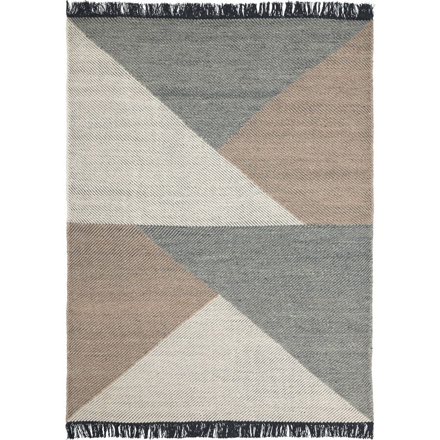 Teppich Skuld Grau Wolle 200 cm 300 cm - Teppich