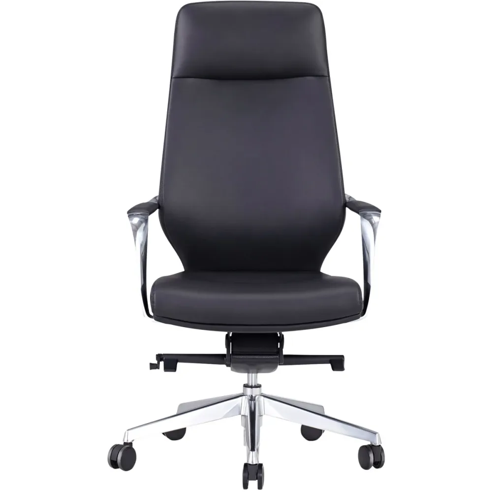 Bürostuhl Stewart Schwarz Kunstleder 63 cm 120.5 cm - Material: Polyurethan Kunstleder - Bürostuhl
