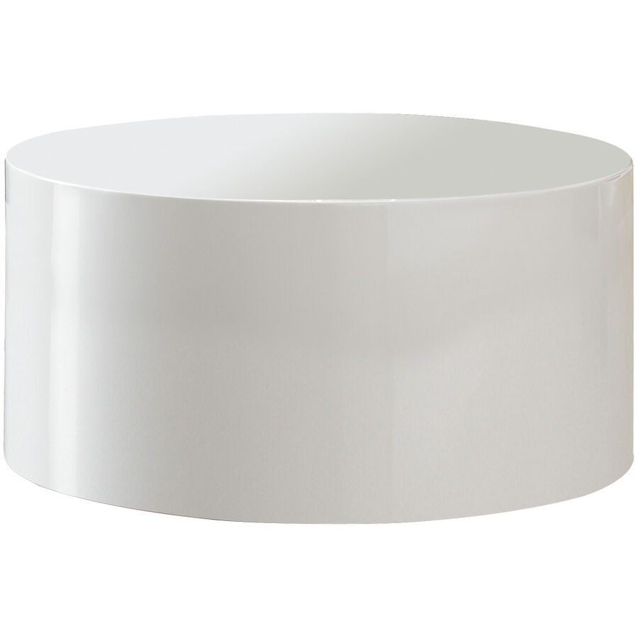 Salontisch Danny Weiss Holz/MDF 60 cm - Material: Holz, MDF - Salontisch