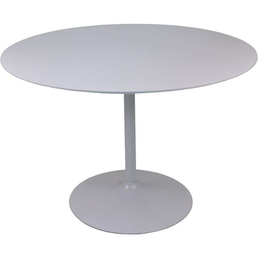 Bistrotisch Peb Weiss MDF/Metall 110 cm - Material: Holz - Bistrotisch