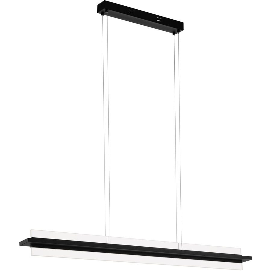 Eglo Pendellampe Spadafora Schwarz Aluminium/Kunststoff/Stahl 8 cm 110 cm - LED - Lichtfarbe: Warmweiss - Material: Aluminium/Stahl/Kunststoff -