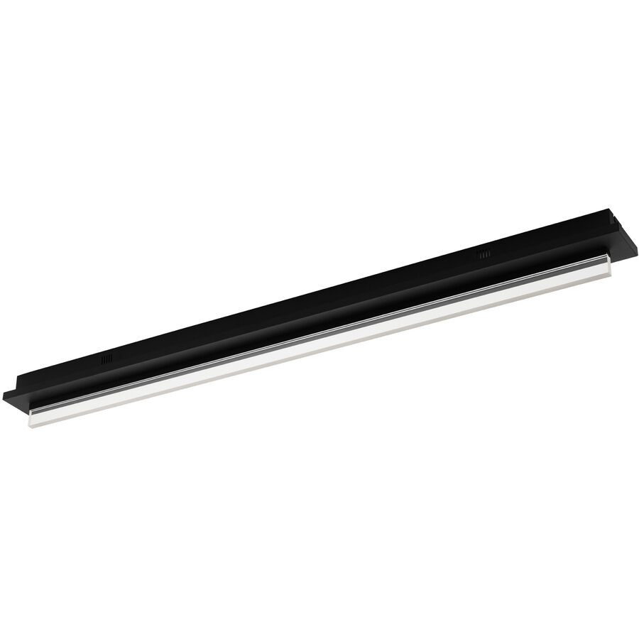 Eglo Deckenlampe Spadafora Schwarz Aluminium/Kunststoff/Stahl 8 cm 10 cm - LED - Lichtfarbe: Warmweiss - Material: Aluminium/Stahl/Kunststoff -