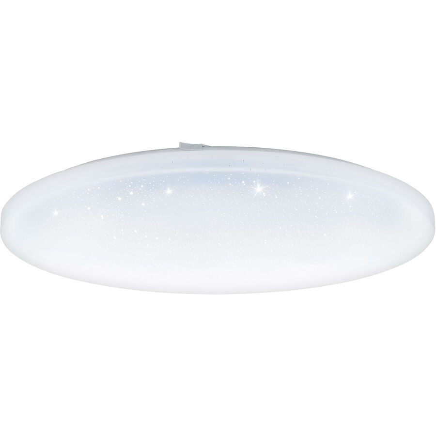 Eglo Deckenlampe Frania-S Transparent Stahl/Kunststoff 7 cm - Farbe: glas - LED - Lichtfarbe: Warmweiss - Material: Kunststoff/Stahl - Deckenlampe-