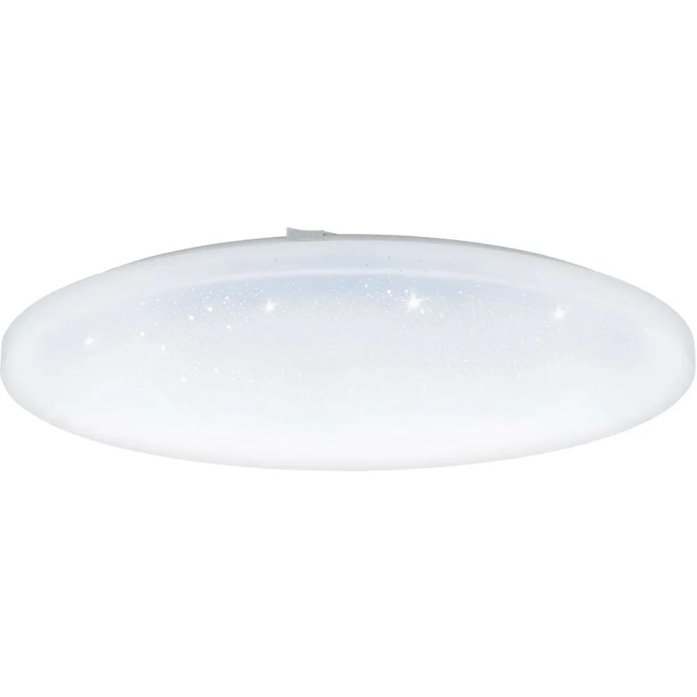 Eglo Deckenlampe Frania-S Transparent Stahl/Kunststoff 7 cm - Farbe: glas - LED - Lichtfarbe: Warmweiss - Material: Kunststoff/Stahl - Deckenlampe-