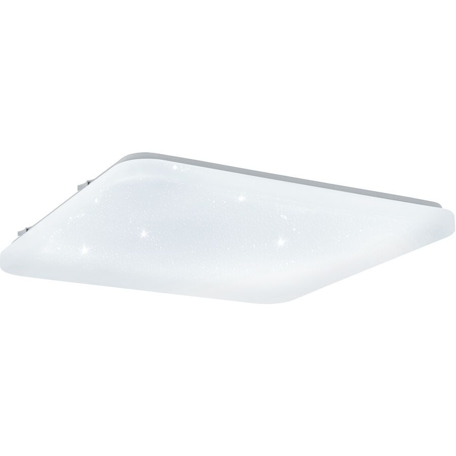 Eglo Deckenlampe Frania-S Transparent Stahl/Kunststoff 43 cm 7 cm - Farbe: glas - LED - Lichtfarbe: Warmweiss - Material: Kunststoff/Stahl -