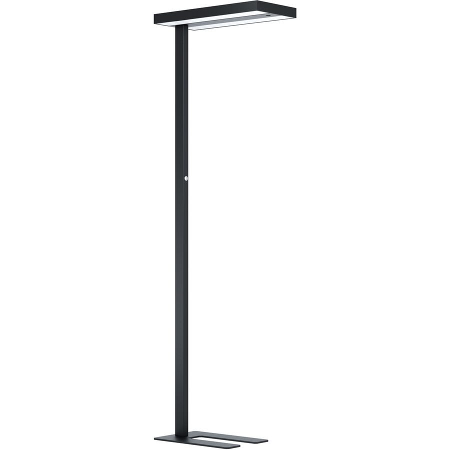 Eglo Stehlampe Garabella Weiss Aluminium/Kunststoff 28 cm 196 cm - Farbe: schwarz - LED - Lichtfarbe: Helles Neutralweiss - Stehlampe- LED