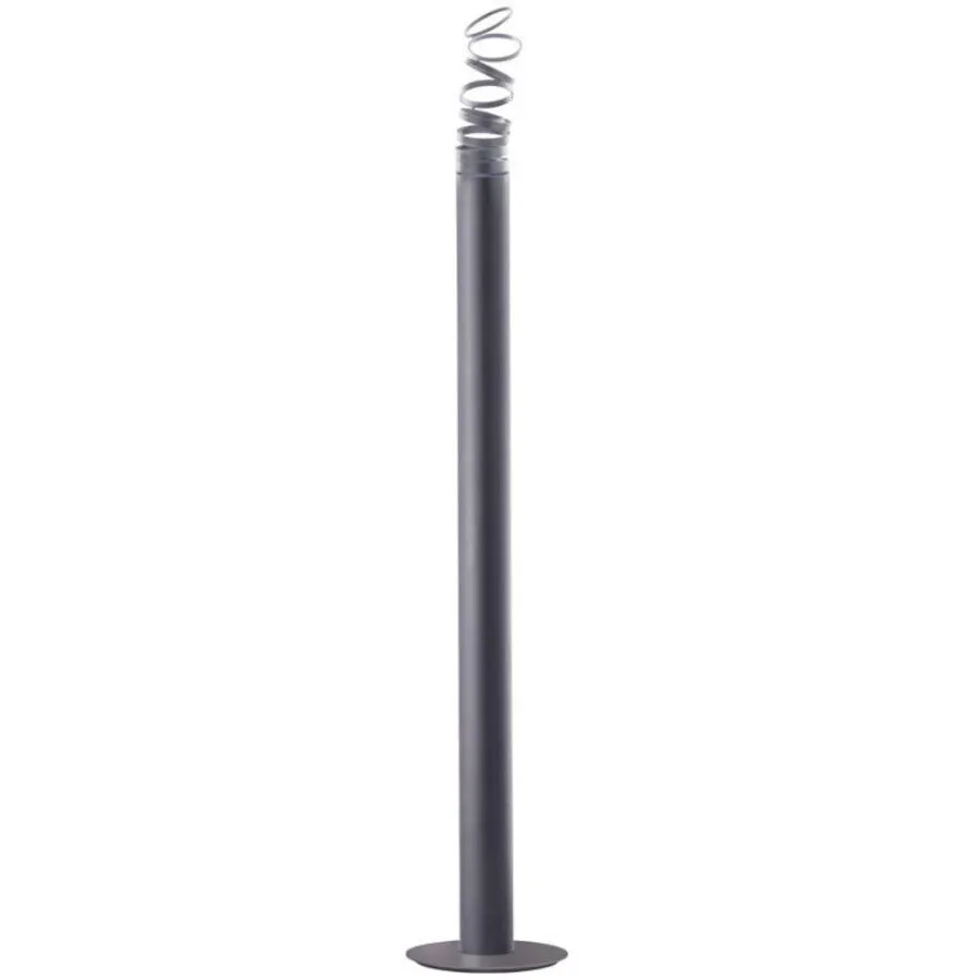 Designer-Stehlampe Artemide Decomposé Light D 30 cm H 180 cm - Farbe: rauchgrau - LED - Lichtfarbe: Warmweiss - Material: Aluminium -