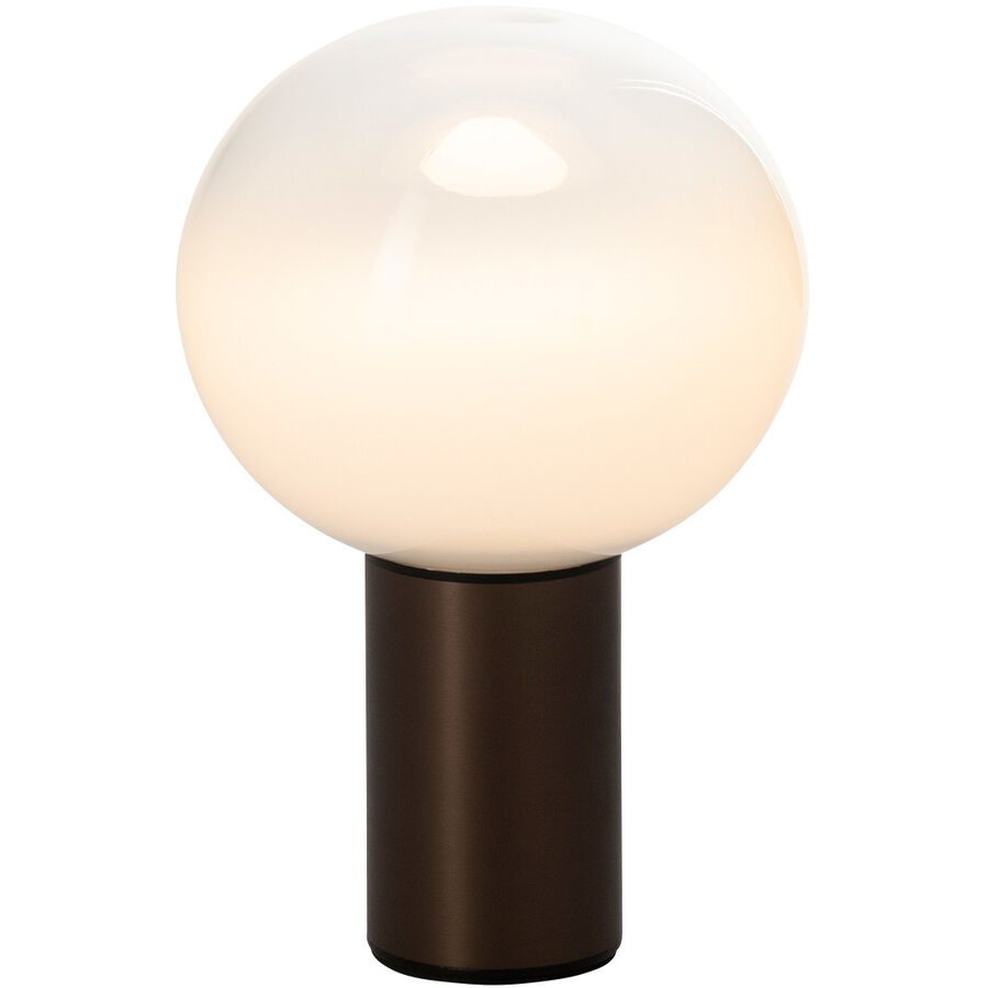 Designer-Tischlampe Artemide Laguna E14 bronze D 16 cm H 24 cm - Material: Glas - Designer-Tischlampe