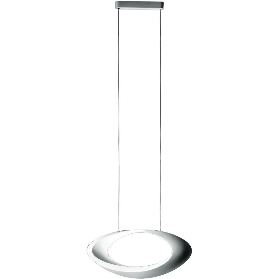 Designer-Pendellampe Artemide Cabildo D 41 cm - Farbe: Weiss - LED - Lichtfarbe: Extra warmweiss - Material: Aluminium - Designer-Pendellampe- LED