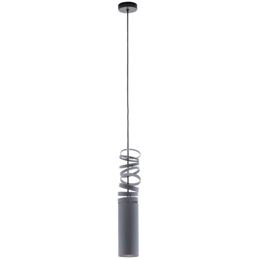 Designer-Pendellampe Artemide Decomposé Light E27 D 9.8 cm - Farbe: rauchgrau - Lichtfarbe: Extra warmweiss - Material: Aluminium -
