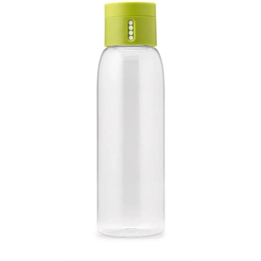 Trinkflasche Joseph Joseph Dot Grün/Transparent Kunststoff 7 cm 23.5 cm 0.6 l - Farbe: transparent/grün - Trinkflasche