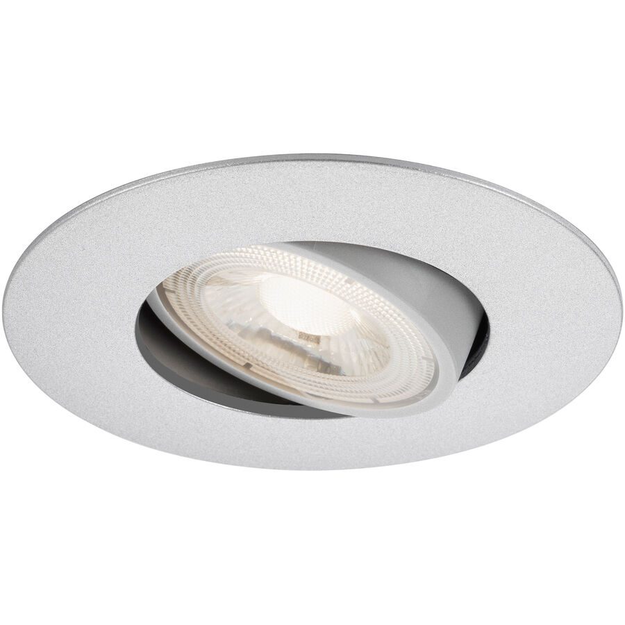 Einbaustrahler Marano Grau Kunststoff 9 cm 2.4 cm - LED - Lichtfarbe: Warmweiss - Einbaustrahler- LED Energiesparlampe