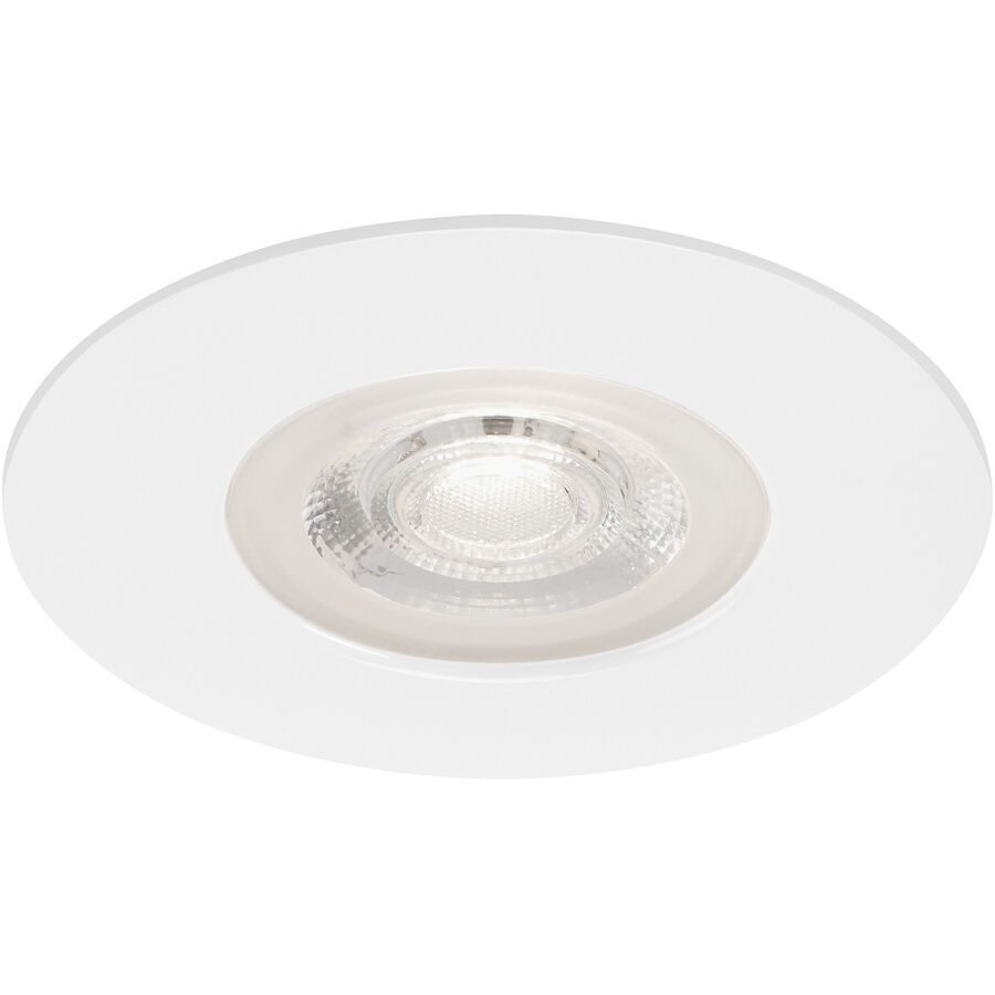 Einbaustrahler Marano Weiss Kunststoff - LED - Lichtfarbe: Warmweiss - Einbaustrahler- LED Energiesparlampe
