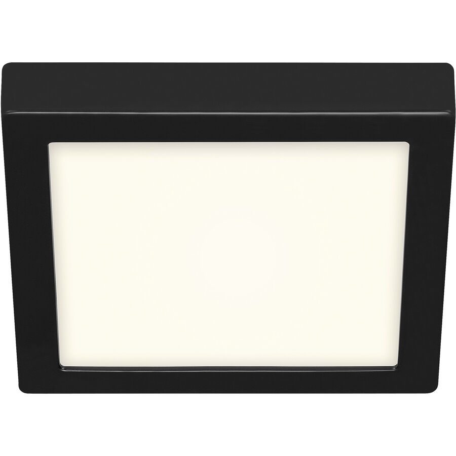 Deckenlampe Cissione Schwarz/Weiss Kunststoff/Metall 23 cm 3 cm - LED - Lichtfarbe: Helles Neutralweiss - Material: Metall/Kunststoff - Deckenlampe-
