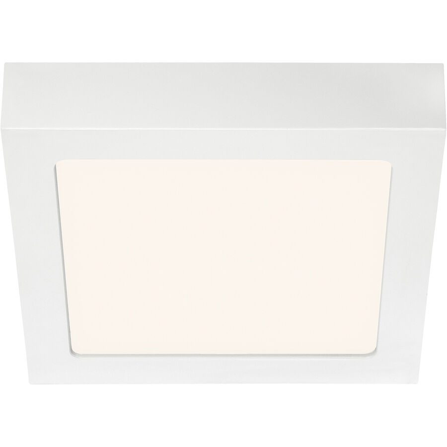 Deckenlampe Cissione Weiss Kunststoff/Metall 17 cm 3 cm - LED - Lichtfarbe: Warmweiss - Material: Metall/Kunststoff - Deckenlampe- LED