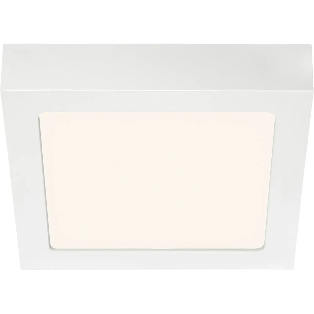 Deckenlampe Cissione Weiss Kunststoff/Metall 17 cm 3 cm - LED - Lichtfarbe: Warmweiss - Material: Metall/Kunststoff - Deckenlampe- LED